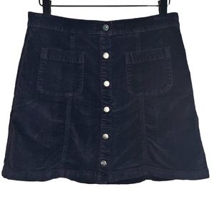 Urban Outfitters Navy Blue Mini Skirt Size Medium | Navy Skirt Urban Outfitters
